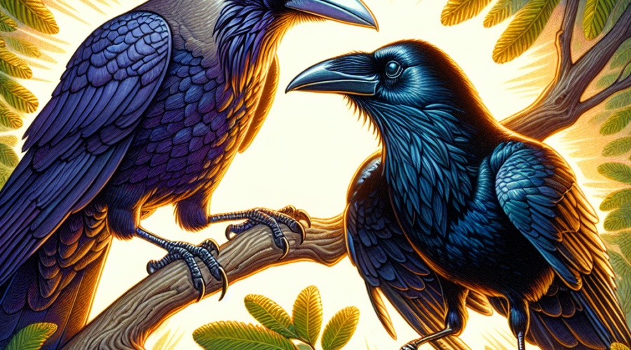 Kruk a wrona – porównanie