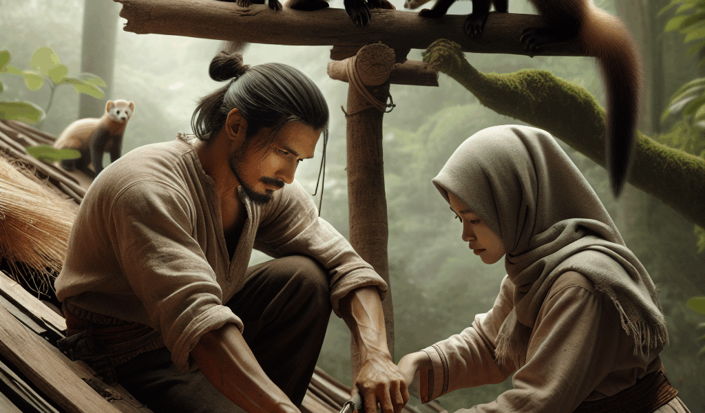 Ekologiczna naprawa dachu po szkodach wyrządzonych przez kuny