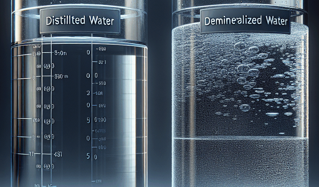 Czy woda destylowana różni się od demineralizowanej?