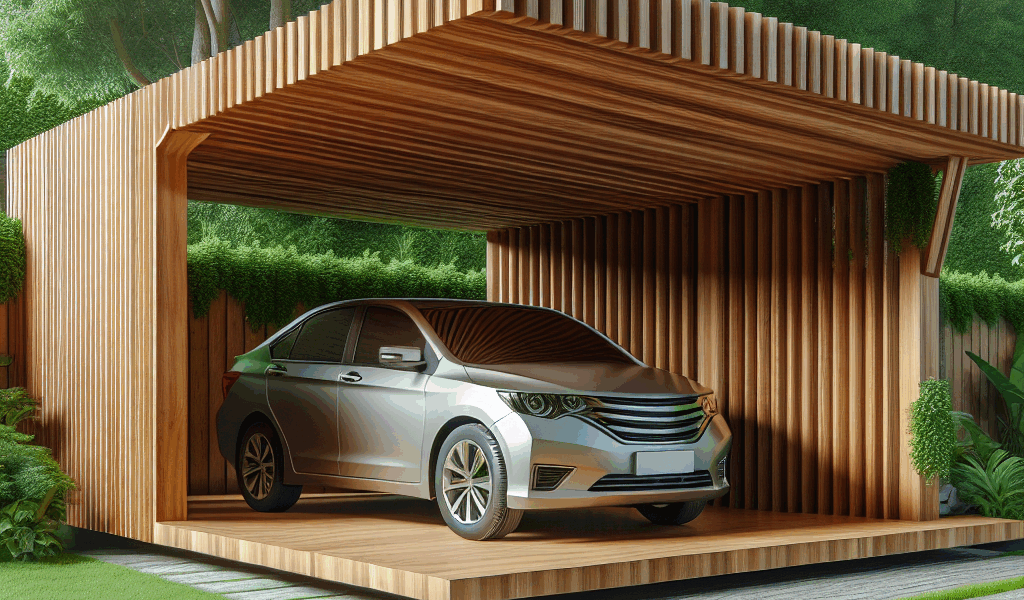 Drewniane wiaty na samochody – ochrona pojazdu w naturalnym stylu