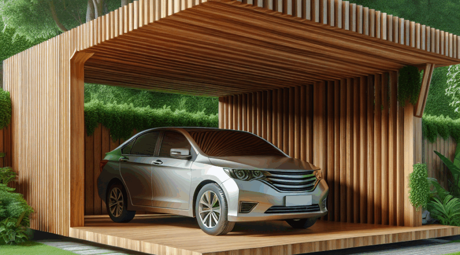 Drewniane wiaty na samochody – ochrona pojazdu w naturalnym stylu