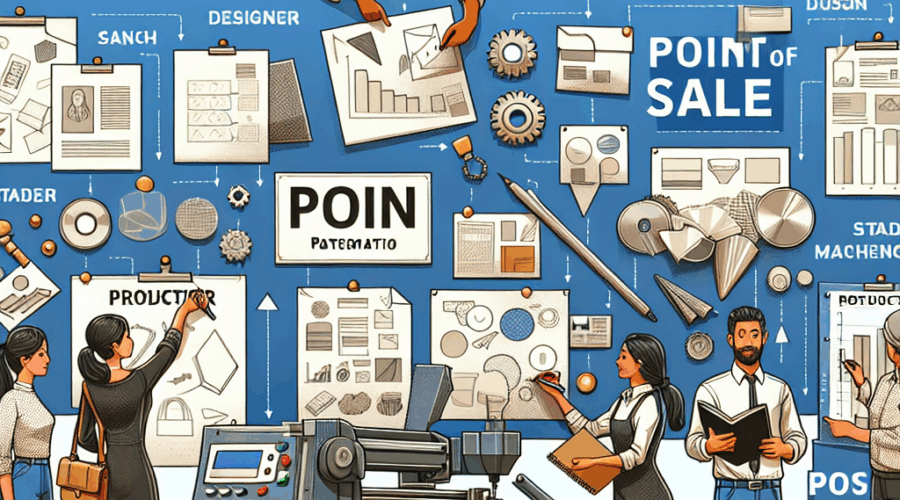 Od pomysłu do realizacji: jak wygląda produkcja materiałów POS krok po kroku