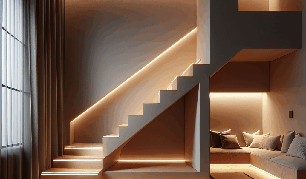 Schody zabiegowe w kształcie litery L – jak funkcjonalnie wykorzystać narożną przestrzeń