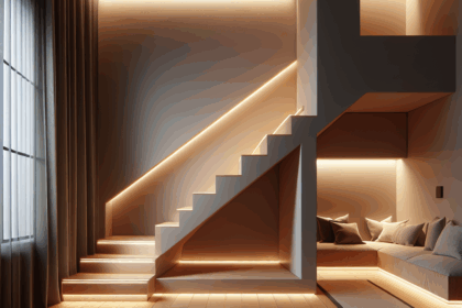 Schody zabiegowe w kształcie litery L – jak funkcjonalnie wykorzystać narożną przestrzeń