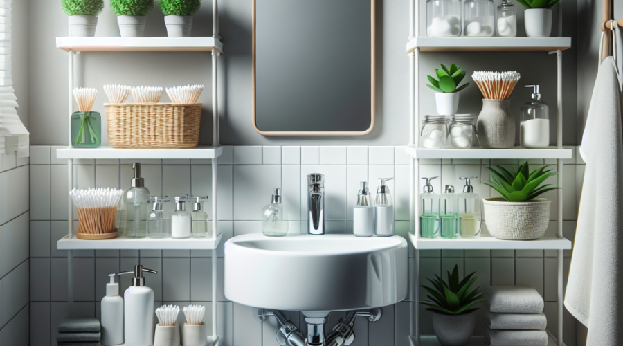Jak sprytnie zorganizować strefę umywalkową nawet w małej łazience?