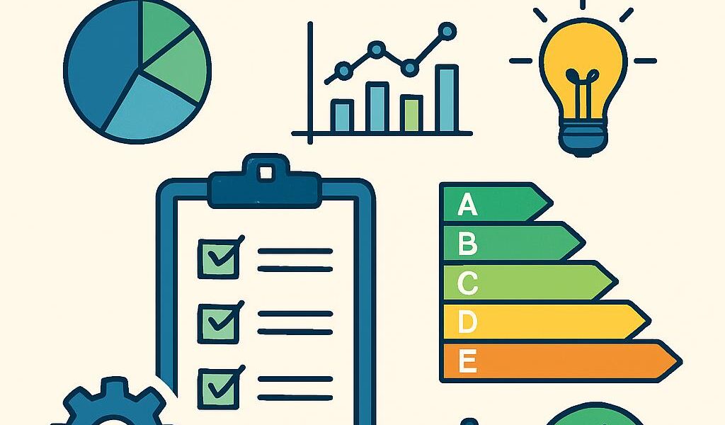 Przegląd energetyczny ISO 50001 – jak go przeprowadzić, co powinien zawierać i jak wykorzystać wyniki do oszczędności energii