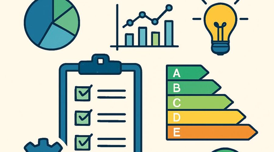 Przegląd energetyczny ISO 50001 – jak go przeprowadzić, co powinien zawierać i jak wykorzystać wyniki do oszczędności energii